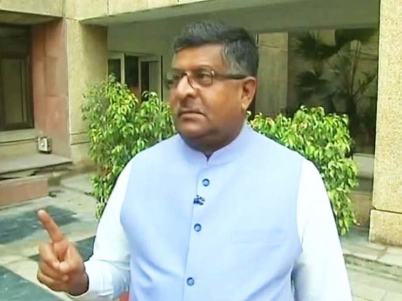 Law Minister Ravi Shankar Prasad